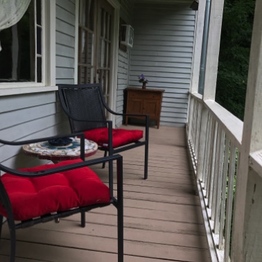 Private outdoor veranda